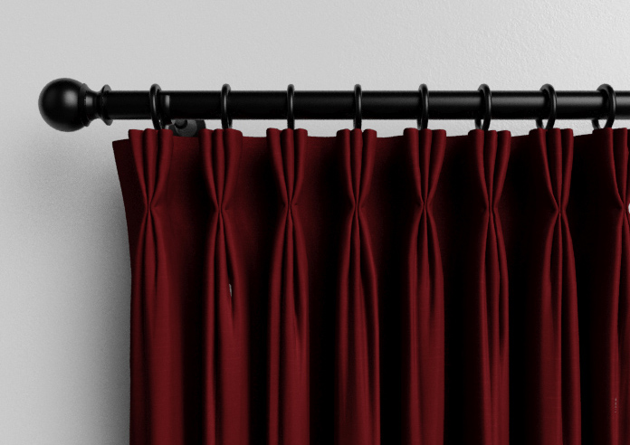 Kyoto Faux Silk, Holly - Made to Measure Curtains - Image 11